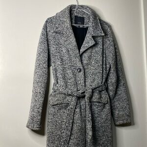 Steve Madden large black&gray coat